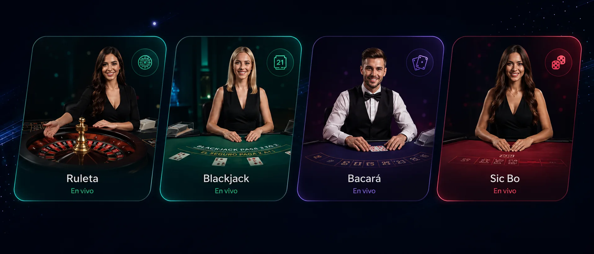 Casino en vivo Savaspin con ruleta blackjack bacara y Sic Bo